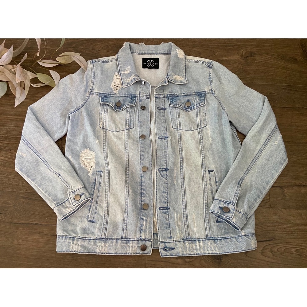 Jaywalker Distressed Denim Jacket
